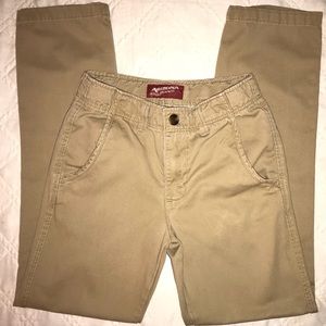 Boys khakis. Straight leg. Slim fit